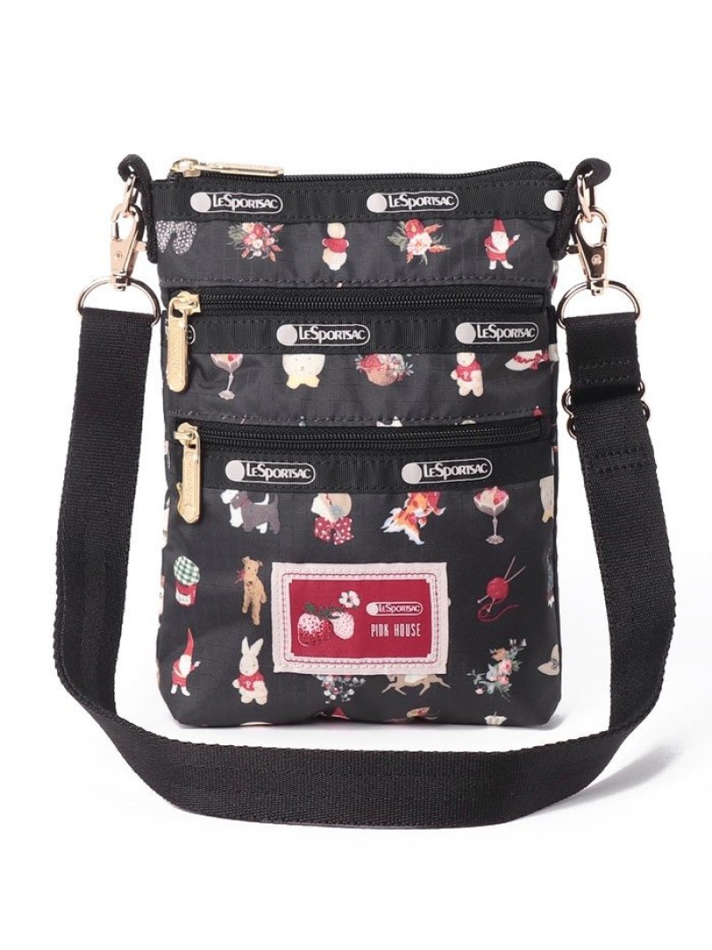 【公式】レスポートサック ショルダーバッグ 4007U303 LeSportsac LeSportsac レスポートサック バッグ ショルダーバッグ ブラック【送料無料】[Rakuten Fashion]のサムネイル