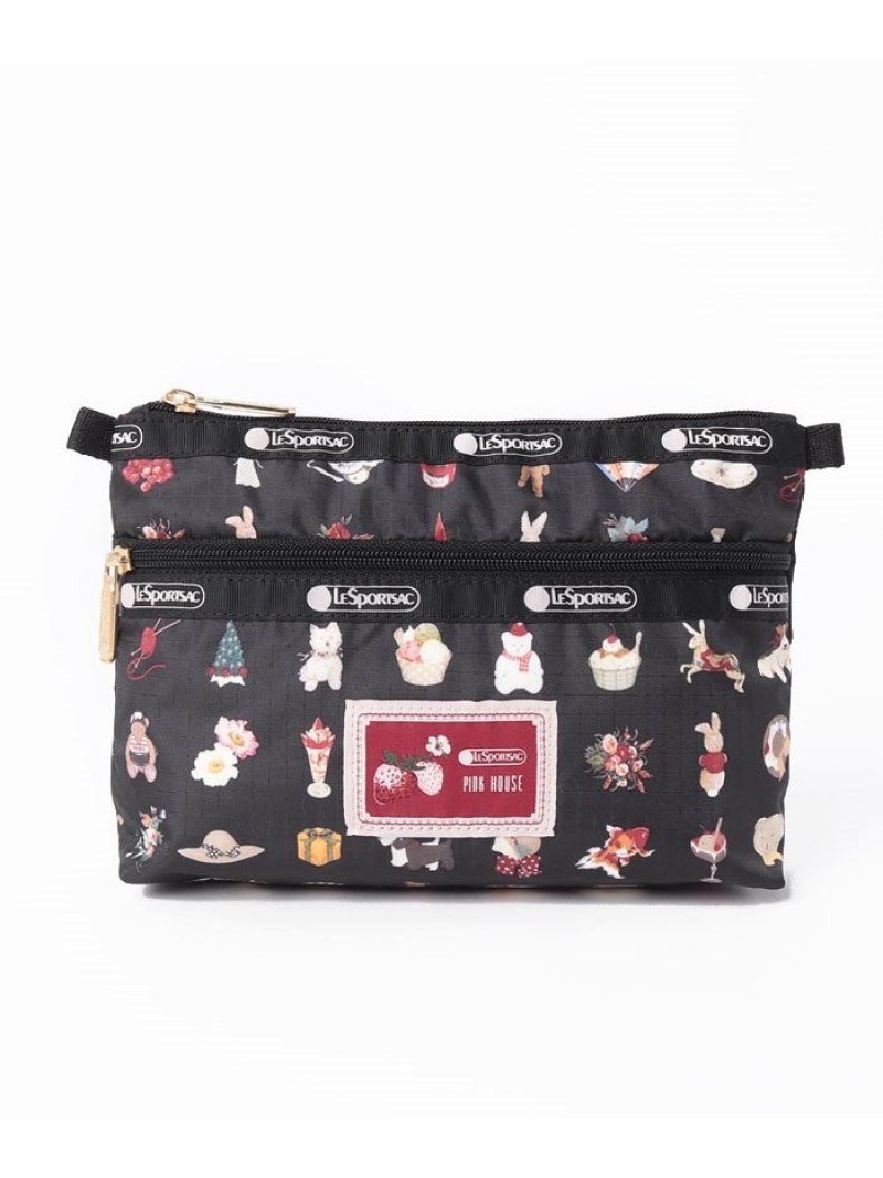 【公式】レスポートサック ポーチ 7105U303 LeSportsac LeSportsac レスポートサック 財布・ポーチ・ケース ポーチ ブラック【送料無料】[Rakuten Fashion]のサムネイル