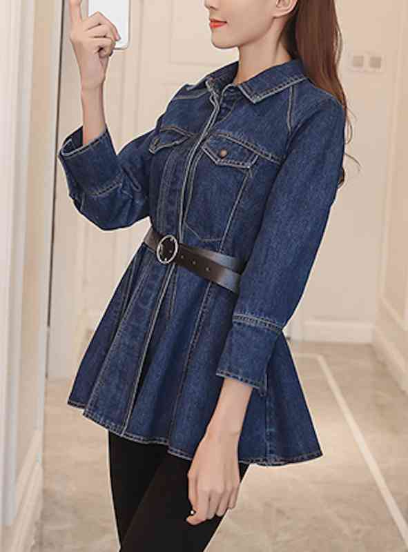 【＼クーポン利用で20%OFF!／】 デニムジャケット レディース 40代 オーバーサイズ 冬 デニム 軽い 人気 ジャケット 50代 おしゃれ デニムシャツ ノーカラー トップス かわいい Gジャン ブランド ブルゾン 秋 パーカー 20代 アウター きれいめ 可愛い 春 ジージャン