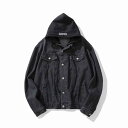 【\クーポン利用で20%OFF!/】 デニムジャケット メンズ ブルゾン セール アウター 冬 パーカー Gジャン コート デニムシャツ 秋 おしゃれ 黒 50代 ブランド 黒 大きいサイズ 着こなし 春 アメカジ デニム ジージャン ジャケット ボア オーバーサイズ 大人 ダメージ