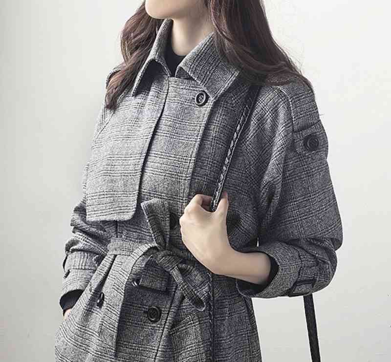 Trench Coat - 【＼クーポン利用で20%OFF!／】 トレンチコート レディース 30代 冬 英国 ショート ダッフルコート コーデ 40代 ステンカラーコート ロング丈 人気 秋 50代 ブランド ロング 黒 コート コットン ビジネス ロングコート スプリングコート 春 チェスターコート