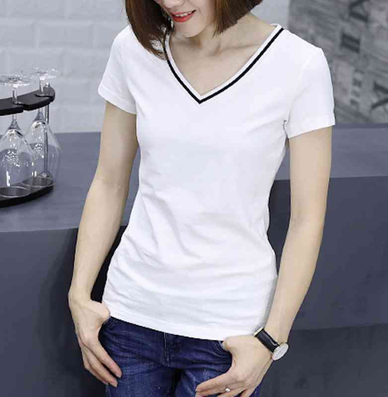 【＼クーポン利用で20%OFF!／】 Tシャツ レディース コーデ ブラウス ブランド ロング 薄手 半袖 かわいい 涼しい 大人 ブラック カジュアル ティーシャツ Vネック 7分袖 トレーナー 無地 人気 春 シャツ ジム 夏 ロゴ おしゃれ ゆったり スポーツ 40代 5分袖