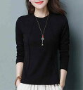 Tシャツ レディース 40代 カジュアル キャンバー コーデ ブラック 冬 大人 長袖 スポーツ かわいい ロング 人気 ブラウス 秋 カットソー 春 厚手 V...