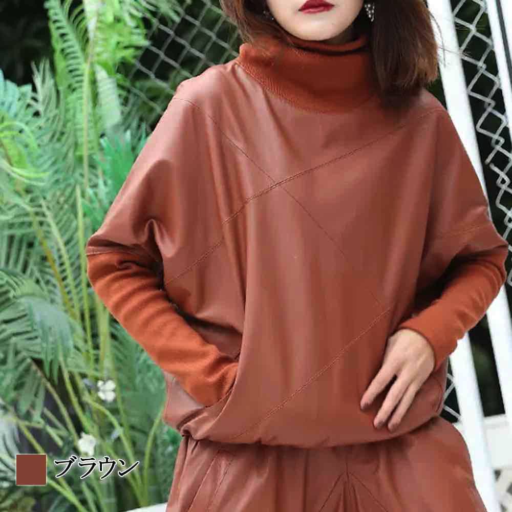 【＼クーポン利用で20%OFF!／】 ライダースジャケット レディース ビッグシルエットレザートップス ブランド レザー 冬 スエード ライダース 人気 ショット サイズ レザージャケット 50代 秋 ブルゾン 革 アウター 春 オフィス コート 20代 バイク 30代 おしゃれ