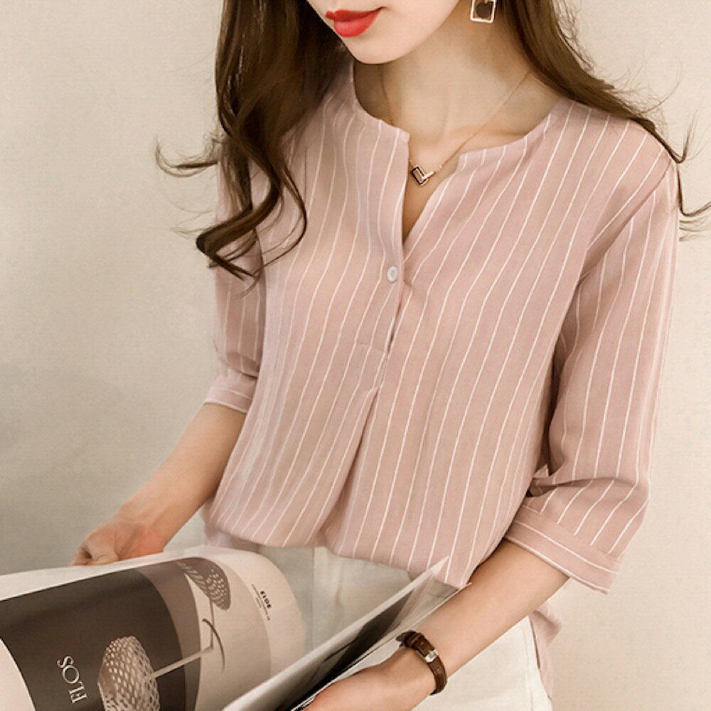 Sleeveless - 【＼クーポン利用で20%OFF!／】 シャツ レディース スキッパーストライプシャツ ポロシャツ 形態安定 Tシャツ 春 カジュアル かわいい ゆったり ブランド ブラウス スポーツ カットソー オフィス トップス 大人 夏 白 麻 シャツブラウス 事務服 ボタンシャツ