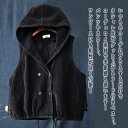 【\クーポン利用で20%OFF!/】 ベスト レディース コーデュロイベスト 襟なし あったか ロング 人気 スポーツ 可愛い アウター インナー ブランド シ...