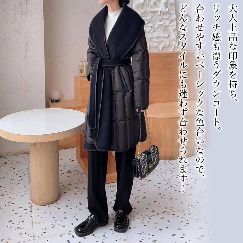 樂天商城 - 【＼クーポン利用で20%OFF!／】 ダウンジャケット レディース 異素材ダウンコート 軽い ダウンコート フード 大きいサイズ 40代 ジャンパー 軽量 高級 黒 ロング 防風 きれいめ ハーフ 冬 人気 丈 コート 赤 春 スリム おしゃれ ショートコート ブランド 秋
