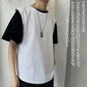 【\クーポン利用で20%OFF!/】 Tシャツ メンズ シンプルノースリーブ おすすめ 夏 人気 ロング コットン ブランド 肌着 カジュアル ワッフル おしゃれ オシャレ ジャケット 7分袖 ブラック シャツ 40代 ポリエステル 半袖 ゆったり スポーツ インナー