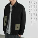 【\クーポン利用で20%OFF!/】 ステンカラーコート メンズ バイカラーポケットジャケット 50代 チェスターコート ビジネス おすすめ コート 秋 アウター ウール ピーコート 40代 丈 春 スタンドカラーコート セール ロングコート 冬 ロング ショート丈 ブランド