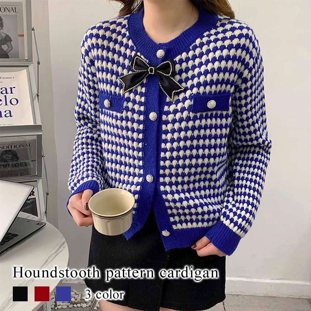 ブラウス レディース 千鳥柄カーディガン フリル Tシャツ 白 シフォン 50代 冬 カットソー 高品質 長袖 事務服 春 きれいめ シャツ ノーアイロン スーツ レース ワンピース ブランド フォーマル おしゃれ 人気 厚手 安い ボウタイ 黒 カジュアル 秋 オフィス