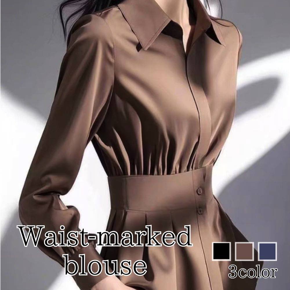 无袖 - シャツ レディース ウエストマークブラウス 長袖 冬 事務服 暖かい ランニング ゆったり ロゴ カジュアル 春 ポロシャツ しわになりにくい 襟付き トップス 厚手 スポーツ 大人 形態安定 オフィス おしゃれ ブランド Tシャツ 麻 ブラウス 秋 かわいい カットソー