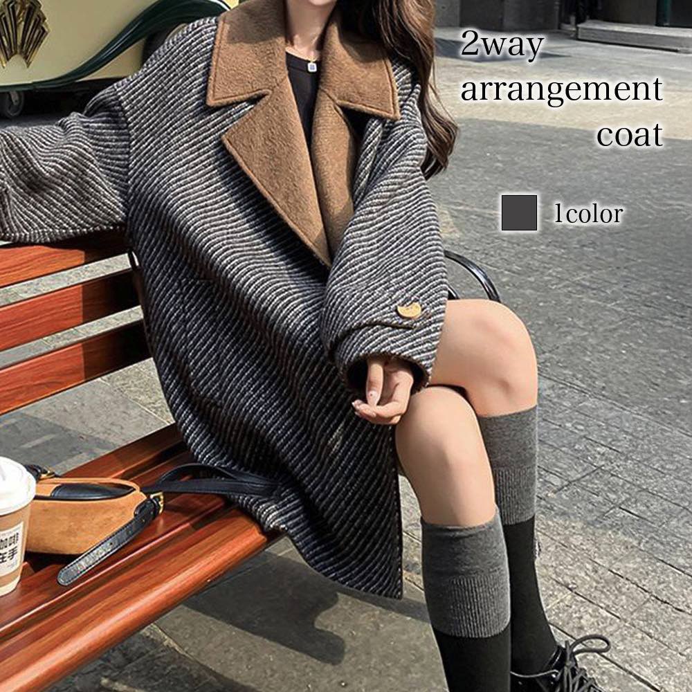 樂天商城 - スーパーセール タイムセール SALE チェスターコート レディース 2wayアレンジコート 英国 40代 アウター 服 ダブル ショート丈 ブランド 冬 軽い 大きいサイズ ショート チェック ロングコート ロング 秋 コート キャメル 着こなし トレンチコート 細身 50代