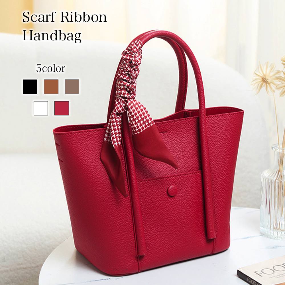 ハンドバッグ レディース スカーフリボンハンドバッグ 財布 黒 ミニトートバッグ カジュアル 夏 ワンマイルバッグ ミニ ミニショルダーバッグ 軽い トートバッグ 革 斜めがけ おしゃれ 秋 ブランド 小さめ トート ミニバッグ レザー 春 ショルダーバッグ 布 冬 小さい