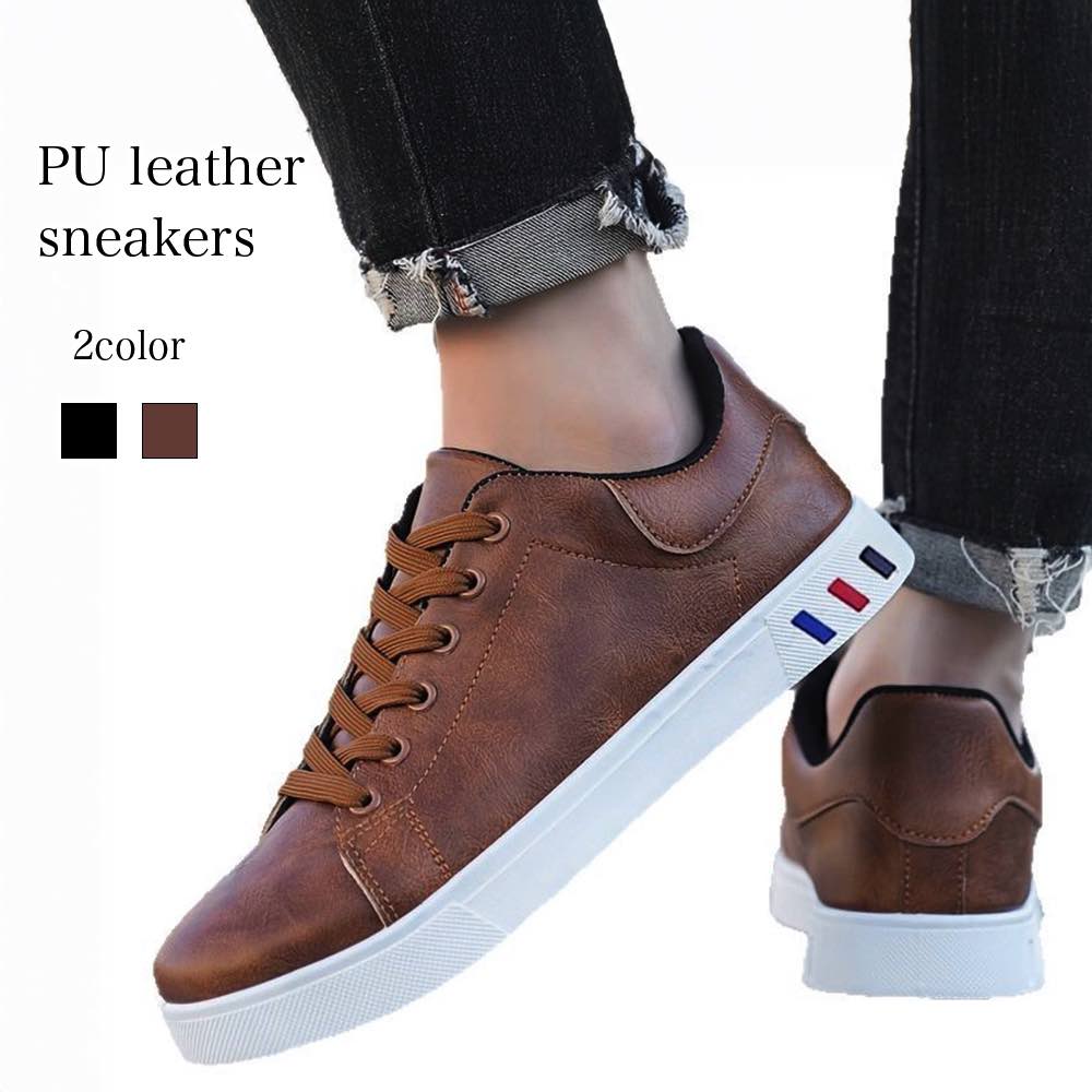 【＼クーポン利用で20%OFF!／】 ドレスシューズ レースアップ PUレザースニーカー 春 オックスフォード 秋 ブランド 歩きやすい 軽量 革靴 カジュアル 厚底 レザーシューズ 靴 おすすめ 紳士靴 ローファー レザー 革 スニーカー 夏 防水 おしゃれ メンズ ビジ