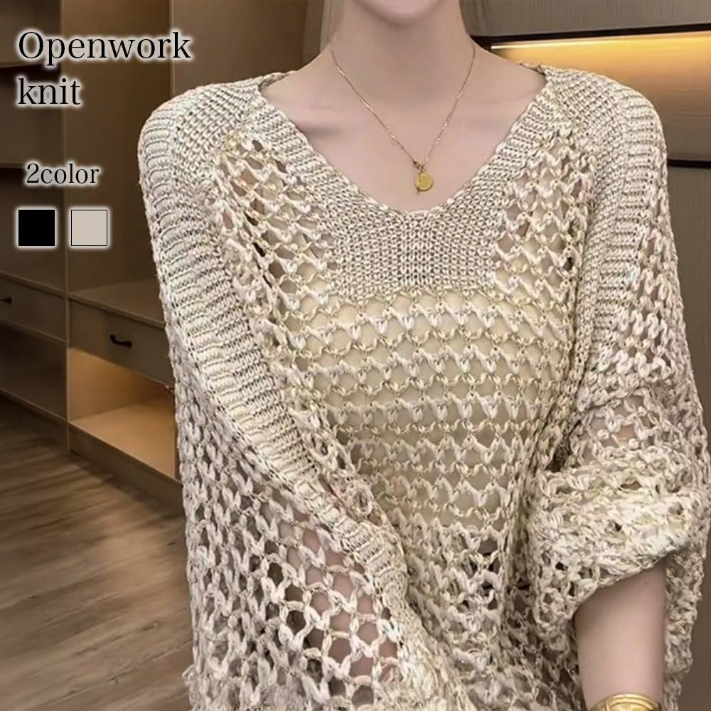 セーター レディース 透かし編みニット タートルネック ゆる ざっくり かわいい 厚手 ケーブル編み トレーナー 人気 白 黒 ブランド 柄..