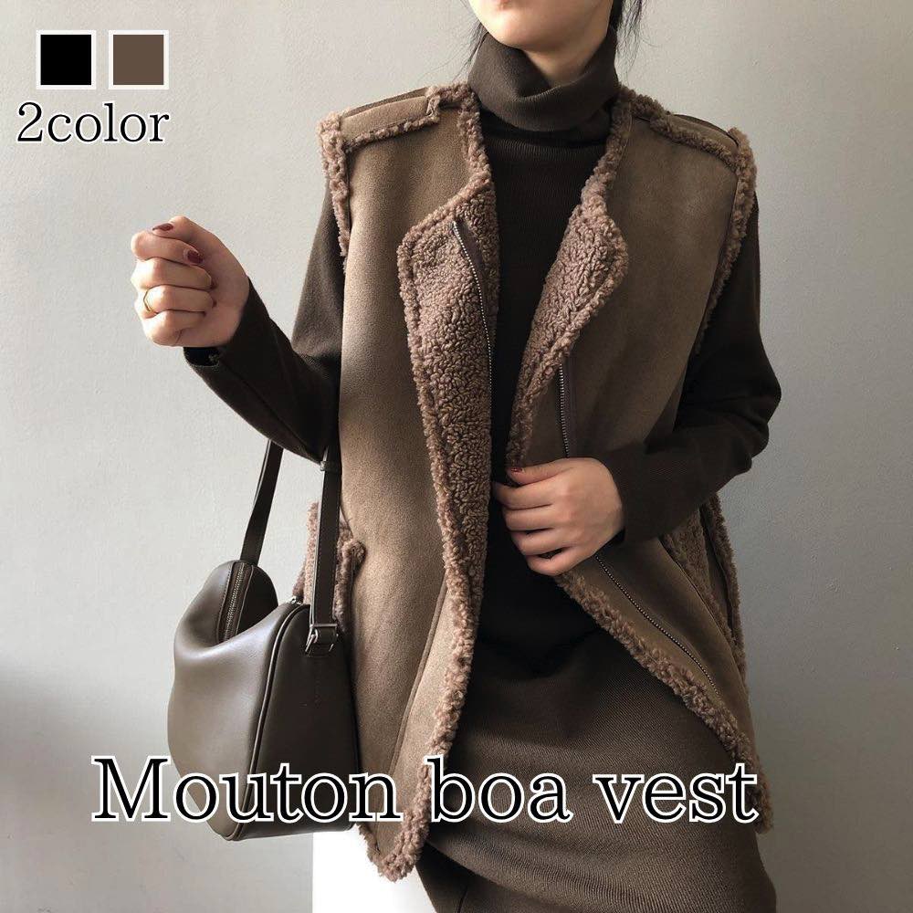 スーパーセール タイムセール SALE ベスト レディース ムートンボアベスト シニア おしゃれ スポーツ 可愛い ウール キルト ブランド 秋 お年寄り 中綿...