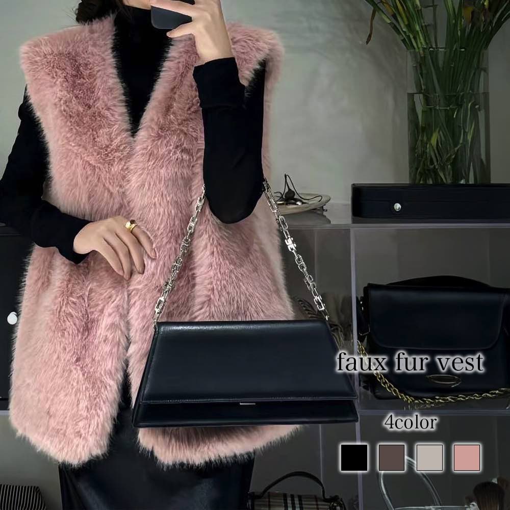 【＼クーポン利用で20%OFF!／】 ベスト レディース フェイクファーベスト インナー おしゃれ キルト ニット キルティング 部屋着 春 シニア 中綿 ブランド ダウン 羽毛 スーツ 黒 ロング あったか 襟なし 前開き 人気 冬 アーガイル 可愛い 厚手 スポーツ 秋