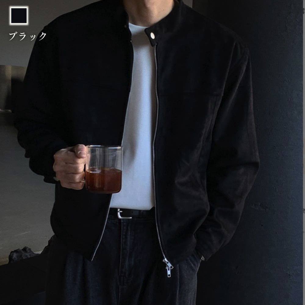 ブルゾン メンズ スエードジップジャケット ボア 厚手 シニア キルティング 防寒 マウンテン コーデ コーデュロイ ジャンパー 40代 かっこいい 冬 作業着 ジャケット 春 大きいサイズ ウェア きれいめ パーカー おすすめ 秋 ビジネス ブランド アウター ゴルフ 中綿 less-10053027 Coat Classic(コートクラシック) サンプル画像3