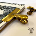 レソット【 アンティーク ゴールド ワイド クリップ 】LESO. 銀座 青山 ブティック 文房具 事務 オフィス A4 資料 袋止め キッチン アイテム キッ...