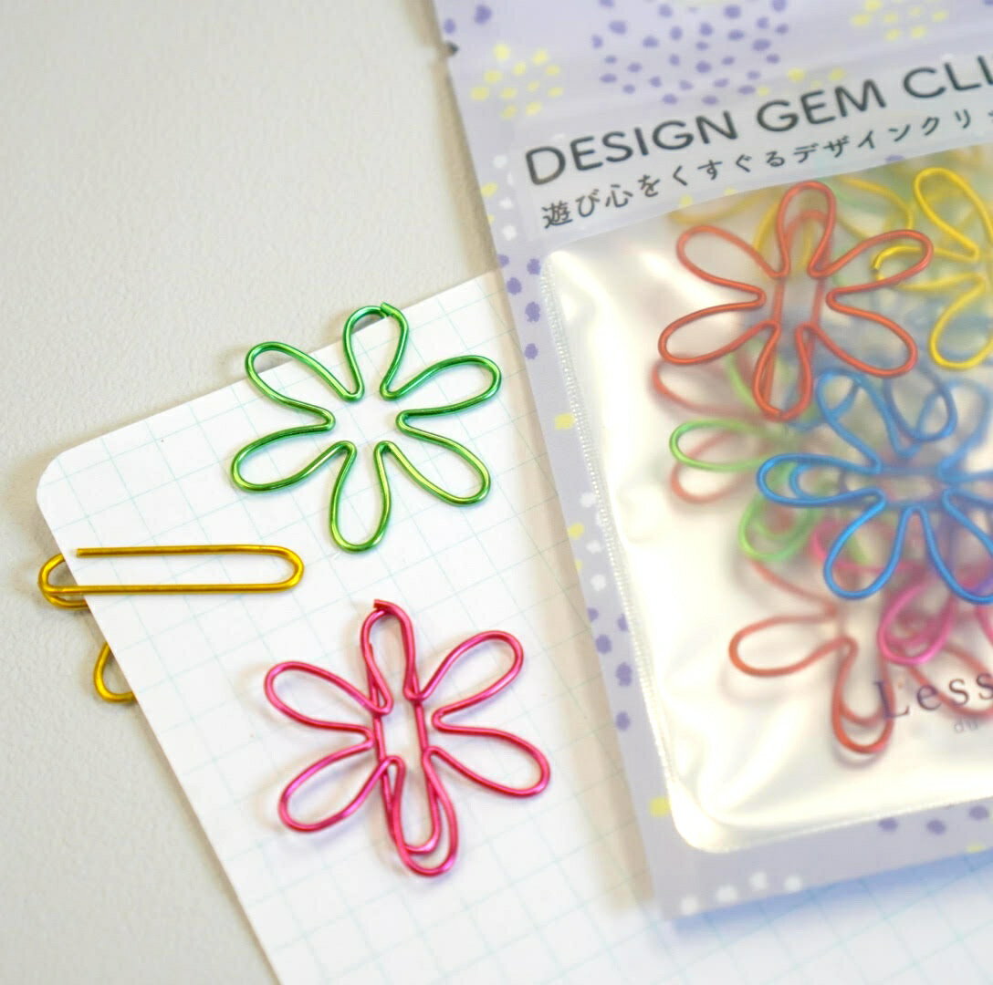 【カラフル 花火 ペーパークリップ】 12個入り ゼム 事務用品 文房具 メタリック ランダム アソート 分類 仕分け バインダー ファイル 資料 プリント 紙...