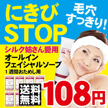 レステモ にきび ストップ！毛穴すっきり 108円 送料無料 ガスール 洗顔ソープ 1週間お試し 吸着ガスール 泡で毛穴、角栓スッキリ、ニキビ抑制 初回限定 乾燥肌 デリケート肌 くすみ 石鹸 送料込み フェイシャル サンプル 洗顔フォーム ガスールの泥 洗顔石鹸 石鹸 ニキビ