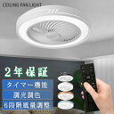 シーリングファン シーリングライト おしゃれ 調光扇風機 LED ファン 小型 玄関 引っ掛け おしゃれ 調光調色 リモコン付 APP対応 照明 無段階調光 3...