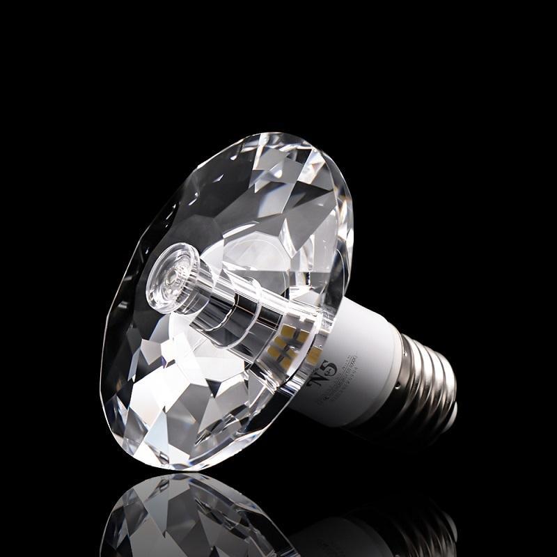 【5年保証】LED電球 高級K9クリスタル電球 E26口金 LED対応 高輝度 高演色性 シャンデリア風 デザイン ..