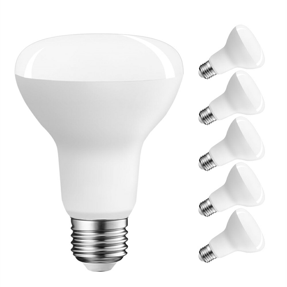 【5年保証】【6個入】LED電球 E26口金 650LM 消費電力6.5W 電球色 昼白色 インドア 省エネ ホワイト