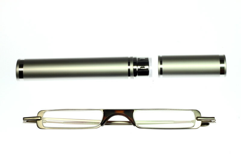 【デザイン老眼鏡】チューブリーダー シルバー[R-TBN-SL]【アイマジン　EYEMAGINE】【男性】【女性】【おしゃれ】