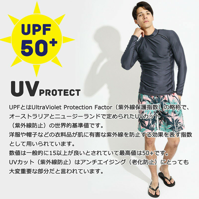 ラッシュガード メンズ 長袖 シャツ tシャツ 水着 大きいサイズ uvカット uv upf50+ 紫外線対策 日焼け予防 体型カバー プール 海 海水浴 サウナ サーフィン ウェットスーツ シュノーケリング おしゃれ 水陸両用