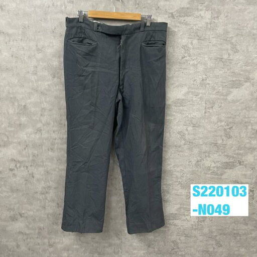 【中古】グレー ジップフライ センタープレス スラックス パンツ 実寸W37in USA 海外輸入 古着 S220103-N049 【中古】グレー ジップフライ センタープレス スラックス パンツ 実寸W37in USA 海外輸入 古着 S220103-N049