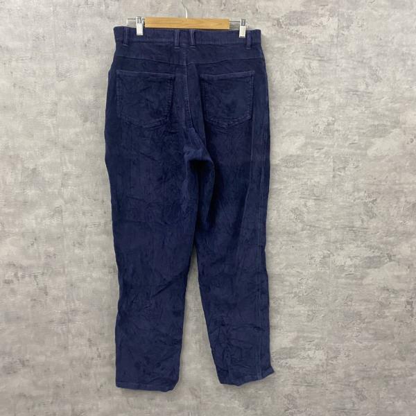 【中古】BHLBLASS ネイビー ジップフライ ストレッチ コーデュロイパンツ 12 実寸W32in RN 83910 USA 海外輸入 古着 S2201110-H307