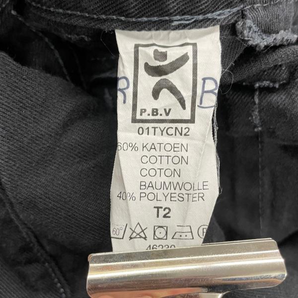 【中古】P.B.V ブラック ジップフライ ペインターパンツ T2 実寸W34in 46230 USA 海外輸入 古着 SK10401