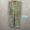 【中古】米軍 空軍 デジカモ 軍パン ミリタリー フィールドパンツ 39TO43IN 実寸W43in USA 海外輸入 古着 SK10597
