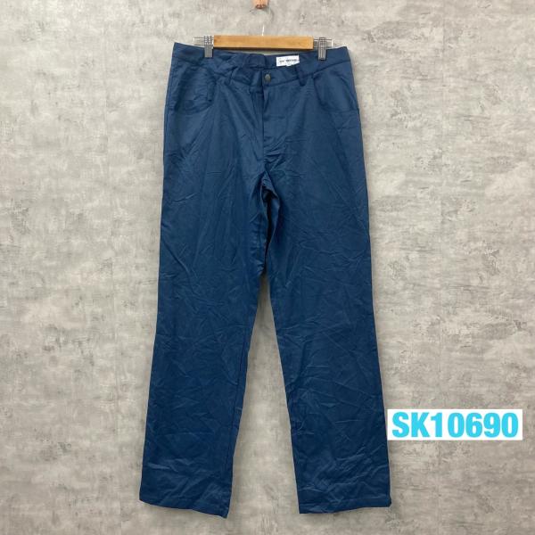 【中古】OX'BRIDGE ネイビー ジップフライ ワークパンツ 44 実寸W33in 1984-BLEU USA 海外輸入 古着 SK10690