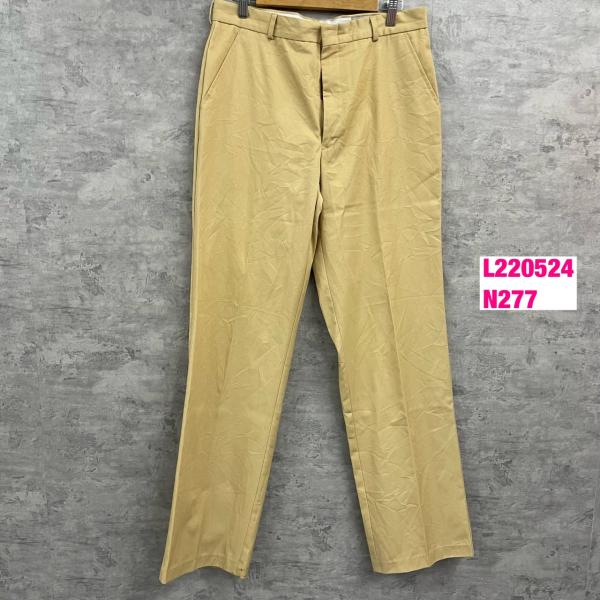 【中古】Levi's CHINOS センタープレス 白タブ ジップフライ ベージュ チノパンツ W34L34 212M 22517-7022 USA 海外輸入古着 L220524-N277
