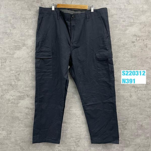 【中古】VF Imagewear ダークネイビー ジップフライ ワーク カーゴパンツ XL 実寸W42in 大きいサイズ USA 海外輸入 古着 S220312-N391