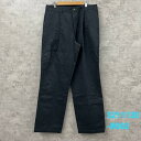 【中古】Wrangler ネイビー ジップフライ ツータック センタープレス チノパン 36×32 実寸W36in 67NI2BL USA 海外輸入 古着 S211120-H002(4)
