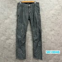 【中古】celio グレー ボタンフライ コーデュロイパンツ T40 実寸W31in 20105781 USA 海外輸入 古着 SK10046