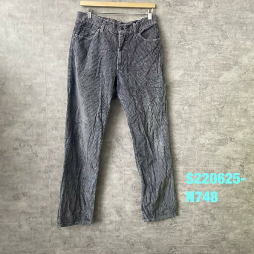 【中古】CARRERA グレー ジップフライ コーデュロイパンツ 実寸32in USA 海外輸入 古着 S220625-N748 【中古】CARRERA グレー ジップフライ コーデュロイパンツ 実寸32in USA 海外輸入 古着 S220625-N748