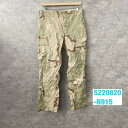 【中古】US 米軍 迷彩 カモフラ ミリタリー 軍パン カーゴパンツ 実寸W30in DLA100-90C-0315 USA 海外輸入 古着 S220820-N...