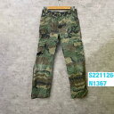 【中古】USA製 迷彩 カモフラ ミリタリー カーゴパンツ 16 実寸W29in RN26991 USA 海外輸入 古着 S221126-N136
