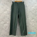 【中古】米軍 TROUSERS カーキ ジャングルファティーグ 軍パン ミリタリーパンツ W29L34 実寸W27in 8405-286-5077 USA海外輸...