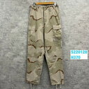 【中古】mc allster BDUパンツ ブラウン迷彩 カーゴ ミリタリーパンツ XS レギュラー 実寸W28in USA 海外輸入 古着 S220128-H...