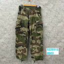 【中古】TRANSCONFECTION 2014 迷彩 軍パン ミリタリーパンツ ドローコード 69/76C 実寸30in 8415145677252 USA海...