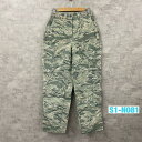 【中古】U.S. AIR FORCE 迷彩 ミリタリー デジカモ 軍パン カーゴパンツ TROUSER WOMAN'S UTILITY 実寸W25in SPM1...