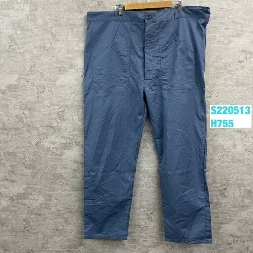 【中古】実寸49in KLOPMAN クロップマン ワークパンツ グレーブルー スナップボタン 作業着 62 BIG 大きいサイズ USA 海外輸入 古着 S220513-H755 【中古】実寸49in KLOPMAN クロップマン ワークパンツ グレーブルー スナップボタン 作業着 62 BIG 大きいサイズ USA 海外輸入 古着 S220513-H755