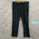 【中古】BANANA REPUBLIC ブラック ジップフライ チノパンツ 32×30 実寸W34in 406381-20 USA 海外輸入 古着 SK10249(4)