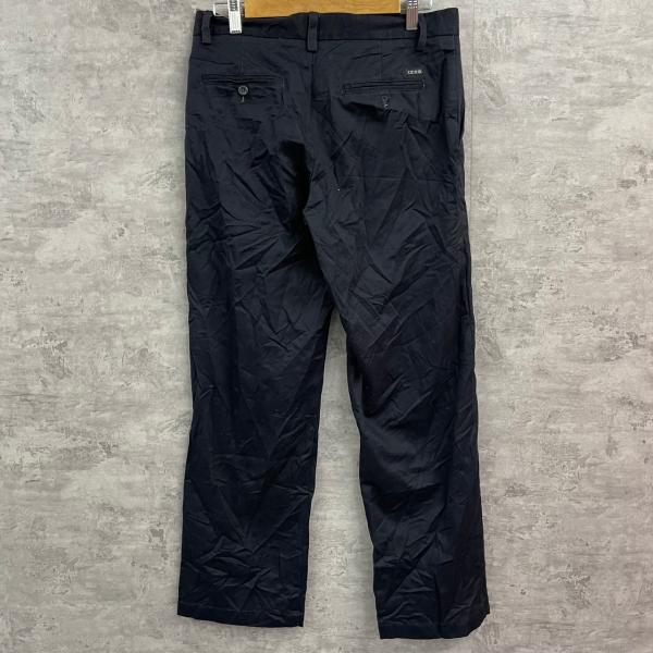 【中古】IZOD AMERICAN CHINO STRAIGHT ジップフライ ネイビー チノパンツ 30×30 実寸W30in USA 海外輸入 古着 SK10135