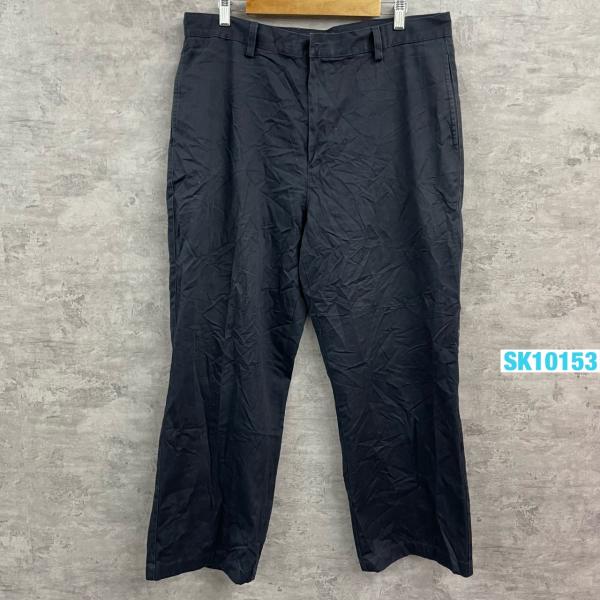 【中古】DOCKERS ネイビー ジップフライ チノパンツ W38L34 実寸W36in 24501-5819 USA 海外輸入 古着 SK10153